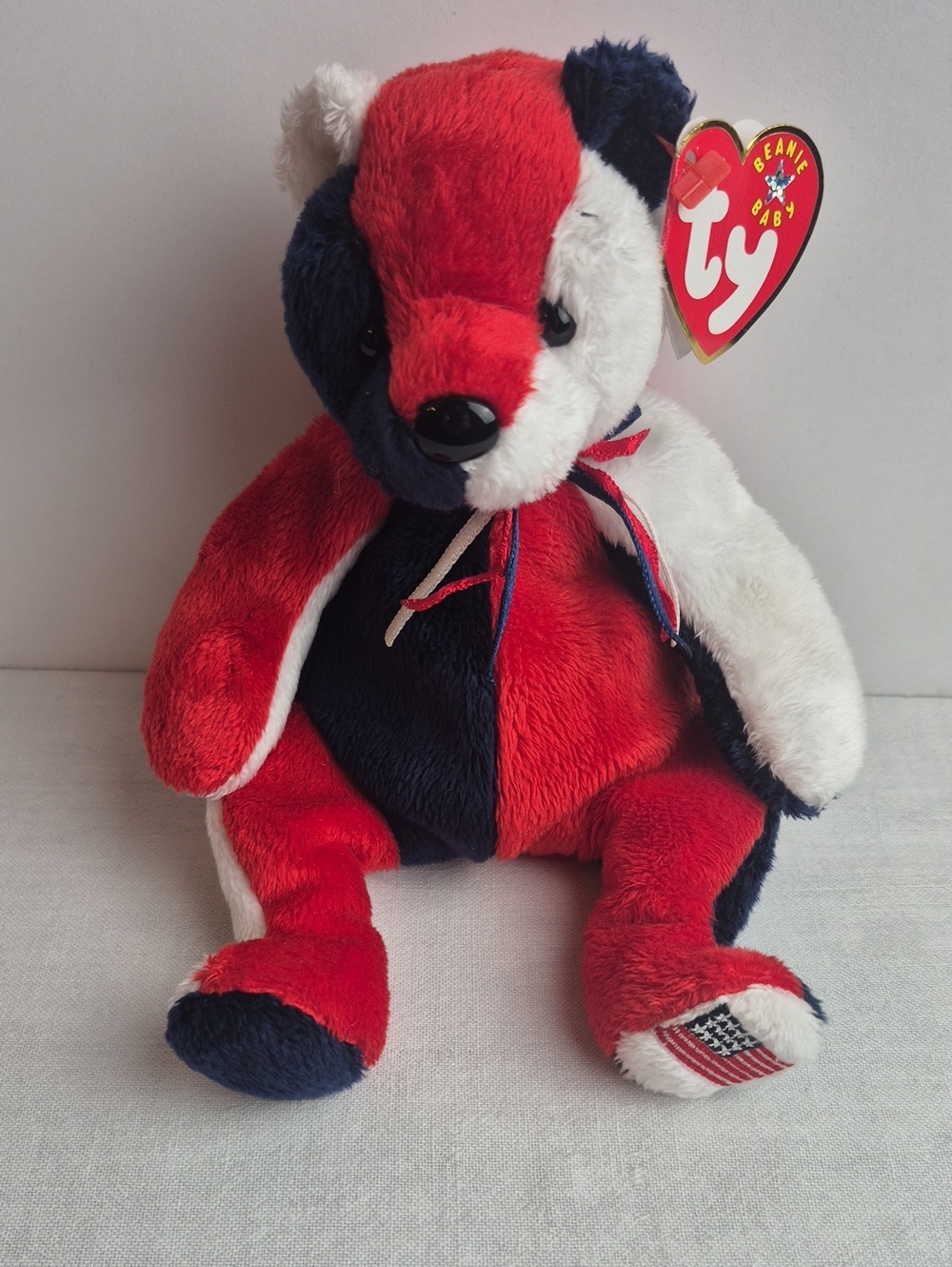 Ty Beanie Baby, Patriot, Red White Blue